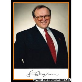 Autogramm Politik | Schweden | Göran PERSSON | MP 1996-2006  | 1990er Foto (Portrait Color)