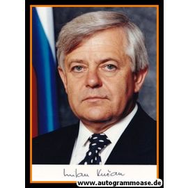 Autogramm Politik | Slowenien | Milan KUCAN | Präsident 1991-2002 | 2000er Foto Druck (Portrait Color)
