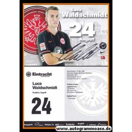Autogramm Fussball | Eintracht Frankfurt | 2015 | Luca WALDSCHMIDT