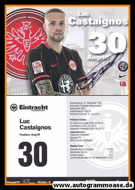 Autogramm Fussball | Eintracht Frankfurt | 2015 | Luc CASTAIGNOS