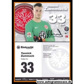 Autogramm Fussball | Eintracht Frankfurt | 2015 | Yannick ZUMMACK