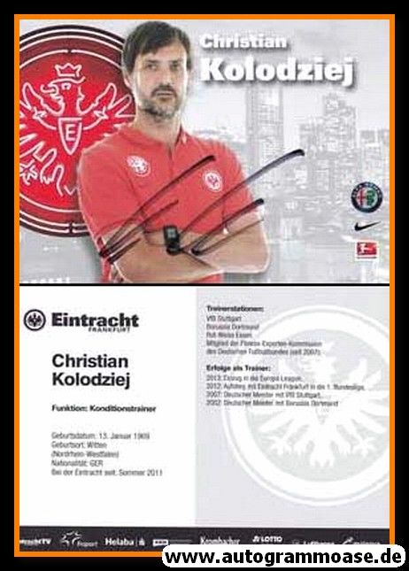 Autogramm Fussball | Eintracht Frankfurt | 2015 | Christian KOLODZIEJ