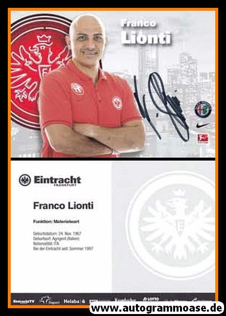 Autogramm Fussball | Eintracht Frankfurt | 2015 | Franco LIONTI