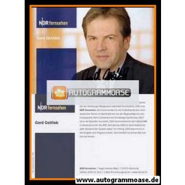 Autogramm TV | NDR | Gerd GOTTLOB | 2000er (Portrait Color)