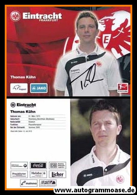 Autogramm Fussball | Eintracht Frankfurt | 2010 | Thomas KÜHN