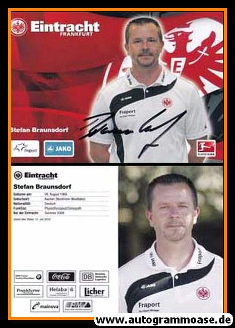 Autogramm Fussball | Eintracht Frankfurt | 2010 | Stefan BRAUNSDORF