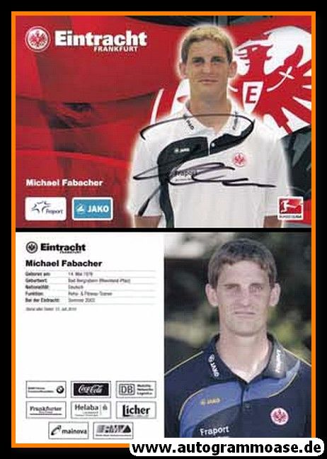 Autogramm Fussball | Eintracht Frankfurt | 2010 | Michael FABACHER