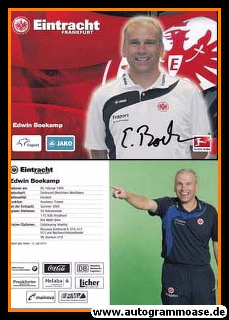 Autogramm Fussball | Eintracht Frankfurt | 2010 | Edwin BOEKAMP