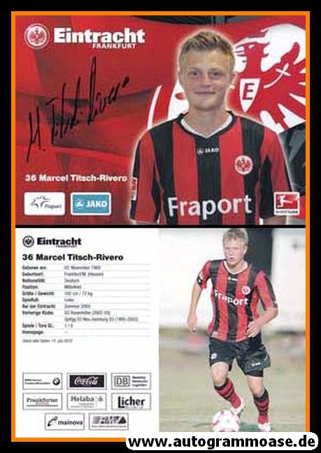 Autogramm Fussball | Eintracht Frankfurt | 2010 | Marcel TITSCH-RIVERO