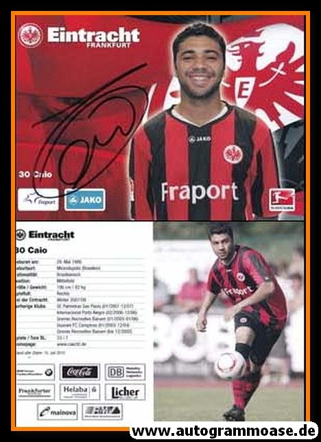 Autogramm Fussball | Eintracht Frankfurt | 2010 | CAIO