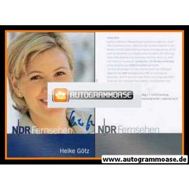 Autogramm TV | NDR | Heike GÖTZ | 2000er "Landpartie" Hochformat