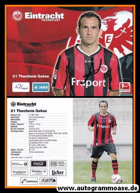 Autogramm Fussball | Eintracht Frankfurt | 2010 | Theofanis GEKAS