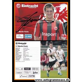 Autogramm Fussball | Eintracht Frankfurt | 2010 | Martin FENIN
