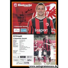 Autogramm Fussball | Eintracht Frankfurt | 2010 | Aleksandar VASOSKI