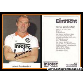 Autogramm Fussball | Eintracht Frankfurt | 1982 | Helmut SENEKOWITSCH