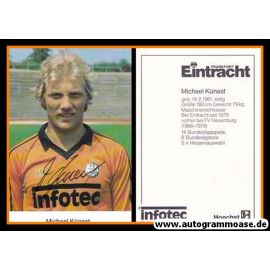 Autogramm Fussball | Eintracht Frankfurt | 1981 | Michael KÜNAST