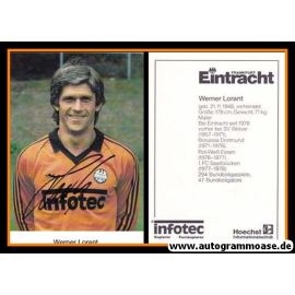 Autogramm Fussball | Eintracht Frankfurt | 1981 | Werner LORANT