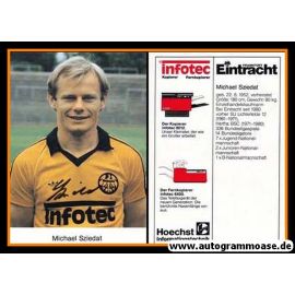 Autogramm Fussball | Eintracht Frankfurt | 1983 | Michael SZIEDAT (Color)