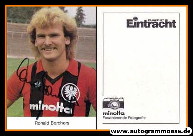 Autogramm Fussball | Eintracht Frankfurt | 1981 | Ronald BORCHERS