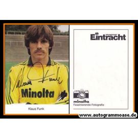 Autogramm Fussball | Eintracht Frankfurt | 1978 | Klaus FUNK