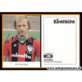 Autogramm Fussball | Eintracht Frankfurt | 1981 | Willi NEUBERGER