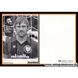 Autogramm Fussball | Eintracht Frankfurt | 1970er | Harald KARGER (Portrait SW Wuschek)