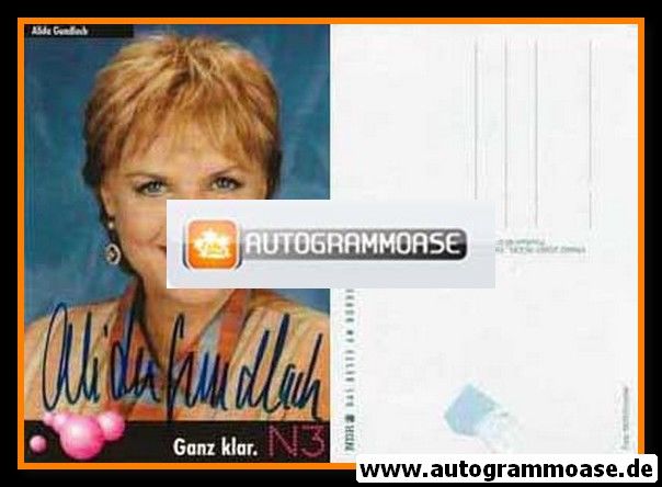 Autogramm TV | N3 | Alida GUNDLACH | 1990er (Portrait Color)