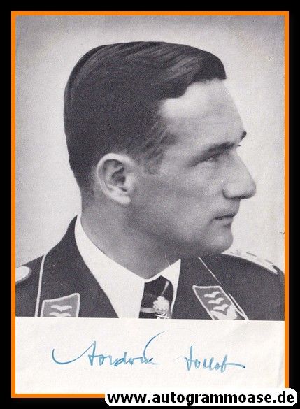 Autogramm Militär | Gordon M. GOLLOB | 1940er (Portrait SW) Jagdflieger