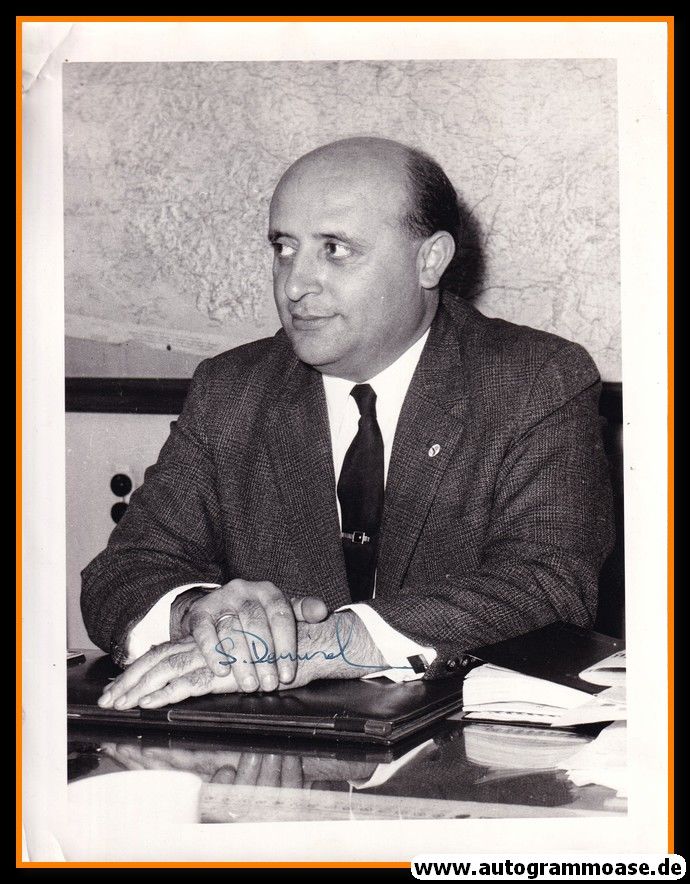 Autogramm Politik | Türkei | Süleyman DEMIREL | SP 1993-2000 | 1970er Foto (Portrait SW)