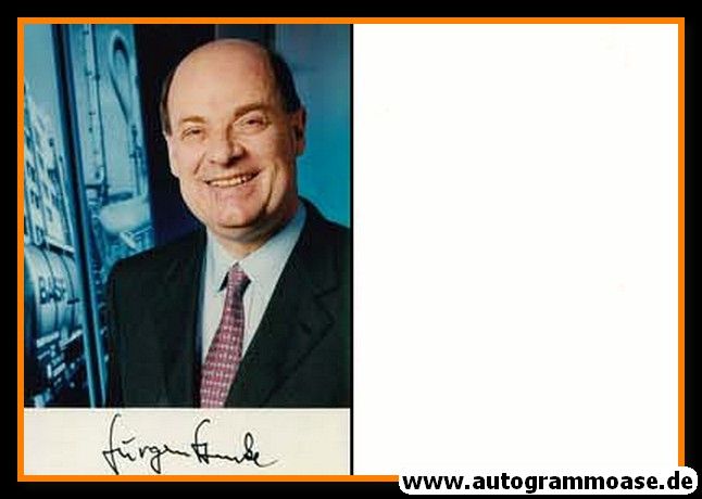 Autogramm Wirtschaft | Jürgen STRUBE | 2000er Foto (Portrait Color) BASF