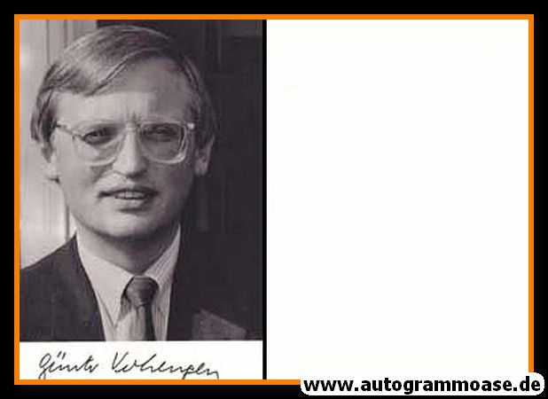 Autogramm Politik | SPD | Günter VERHEUGEN | 1980er (Portrait SW) 2