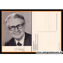 Autogramm Politik | SPD | Hans-Jochen VOGEL | 1970er (Portrait SW) 5