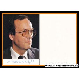 Autogramm Politik | CDU | Manfred ROMMEL | 1980er (Portrait Color) OB Stuttgart