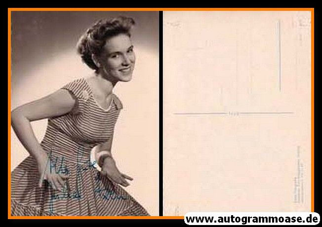 Autogramm Schlager | Julia AXEN | 1960er (Portrait SW) Brüggemann