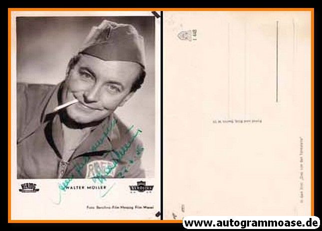 Autogramm Film | Walter MÜLLER | 1955 "Die Drei Von Der Tankstelle" (K+B 448)