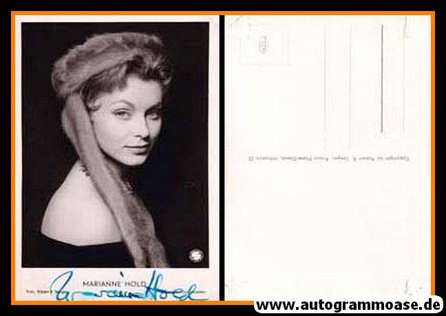 Autogramm Schauspieler | Marianne HOLD | 1960er (Portrait SW Seeger)