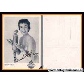 Autogramm Klassik | Renate HOLM | 1950er (Portrait SW Telefunken)