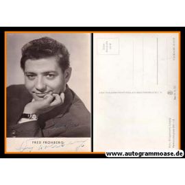 Autogramm Schlager | Fred FROHBERG | 1950er (Portrait SW) VEB