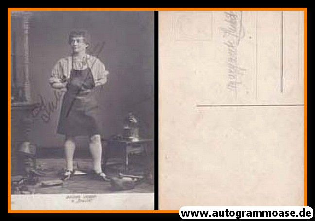 Autogramm Klassik | Julius LIEBAN | 1880er (Portrait SW) David