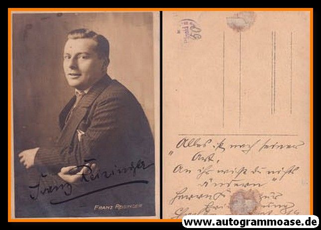 Autogramm Klassik | Franz REISINGER | 1910er (Portrait SW)