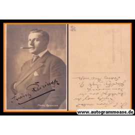 Autogramm Klassik | Franz REISINGER | 1910er (Portrait SW Zigarre)