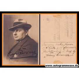 Autogramm Klassik | Franz REISINGER | 1910er (Portrait SW Hut)