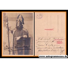 Autogramm Klassik | Franz REISINGER | 1910er (Portrait SW) "Wotan"