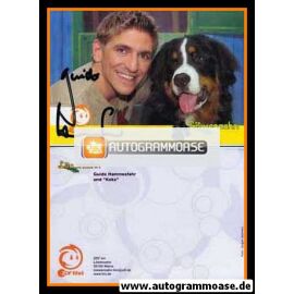 Autogramm TV | ZDF tivi | Guido HAMMESFAHR | 2000er "Löwenzahn" (Portrait Color Detmers)