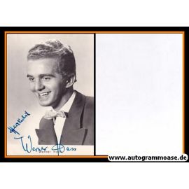 Autogramm Schlager | Werner HASS | 1950er (Portrait SW)