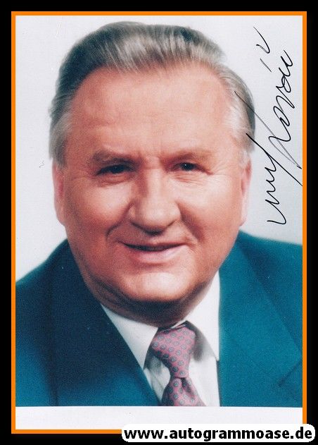 Autogramm Politik | Slowakei | Michal KOVAC | Präsident 1993-98 | 1990er Foto (Portrait Color)