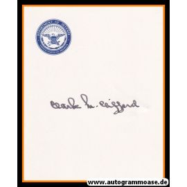 Autograph Politik | USA | Clark M. CLIFFORD | Verteidigungsminister 1968-69 | 1960er + AK
