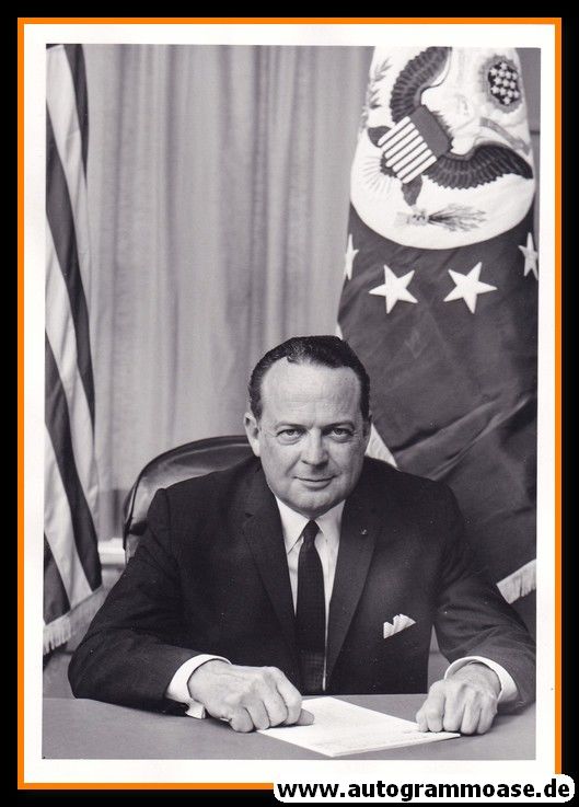 Autograph Politik | USA | Clark M. CLIFFORD | Verteidigungsminister 1968-69 | 1960er + AK