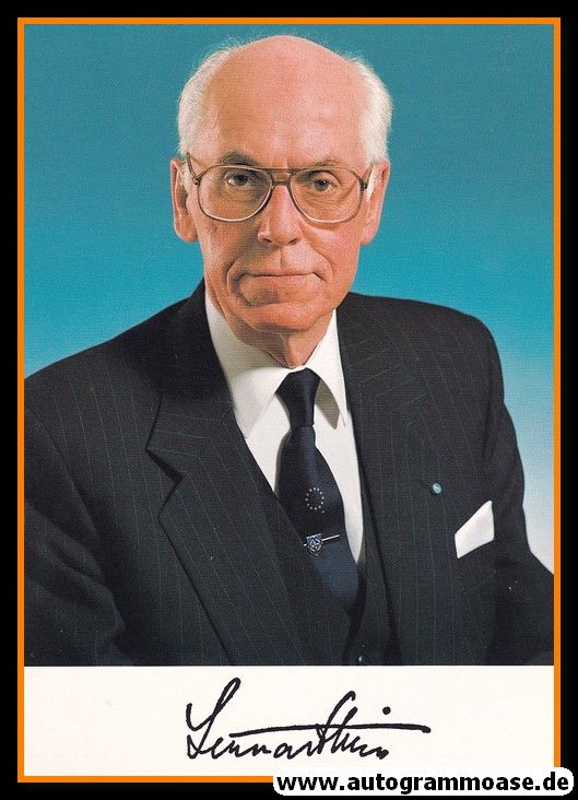 Autogramm Politik | Estland | Lennart MERI | Präsident 1992-2001 | 1990er Druck (Portrait Color)