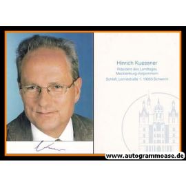 Autogramm Politik | SPD | Hinrich KUESSNER | 2000er (Portrait Color)